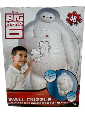 New Disney Big Hero 6 Baymax Wall Puzzle 46 Pieces 36"